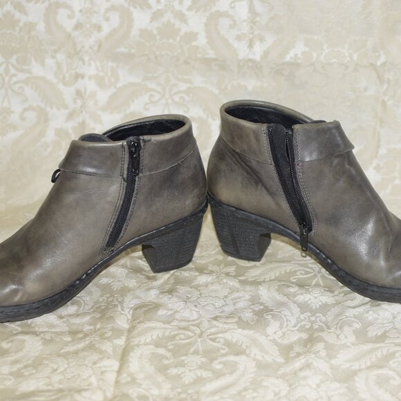 Rieker Leather Anti Stress Green Ankle Boots Sz 7.5 - Picture 2 of 9